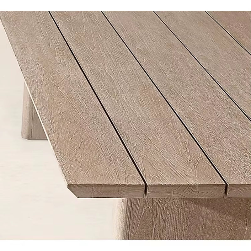 Contemporary Design Dining Room and Outdoor Table and Chair Furniture Set First Grade Burma Teak Wood
