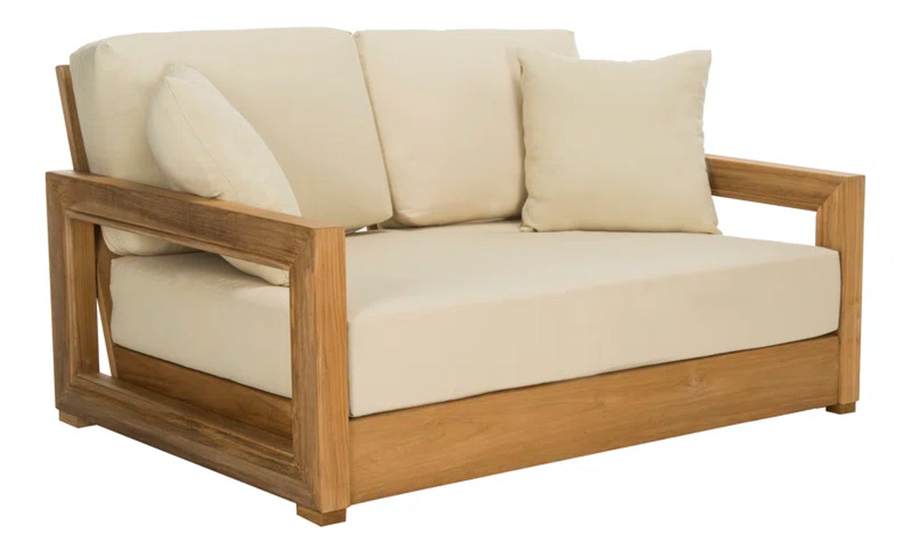 Melrose 5 - Piece Teak Sofa Seating Group with Cushions