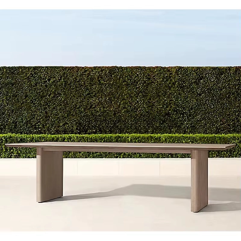 Contemporary Design Dining Room and Outdoor Table and Chair Furniture Set First Grade Burma Teak Wood