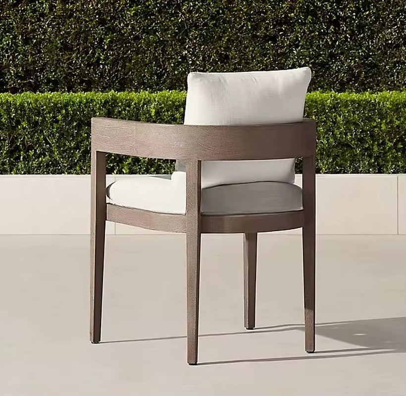 Contemporary Design Dining Room and Outdoor Table and Chair Furniture Set First Grade Burma Teak Wood